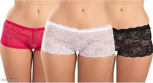 Women's Net Briefs Multicolor Pack of 3