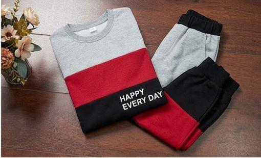 Boys Multicolor Full Sleeve Tracksuit